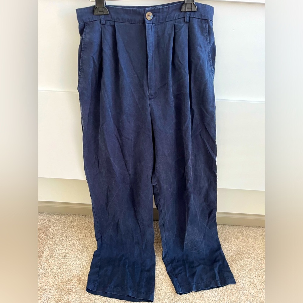 Reformation Mason Pant Navy - Picture 4 of 4